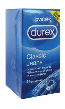 Prservatifs Durex Classic Jeans - x24