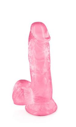 Gode Ultra Doux - Pure Jelly - Rose - Taille 6'' (15cm)