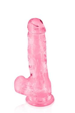 Gode Ultra Doux - Pure Jelly - Rose - Taille 7'' (18cm)