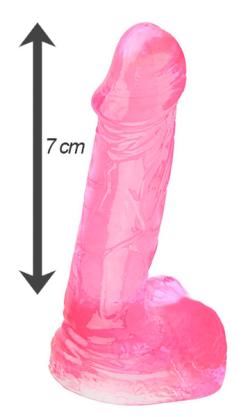 Mini dong de poche Transparent - Rose