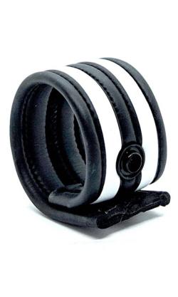 BallStrap Neoprene ''Racer Strap'' - 665 - Noir/Blanc - Large