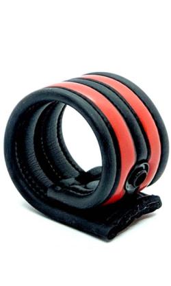 BallStrap Neoprene ''Racer Strap'' - 665 - Noir/Rouge - Large