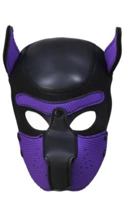 Cagoule Noprne Chien - Noir/Violet - Small