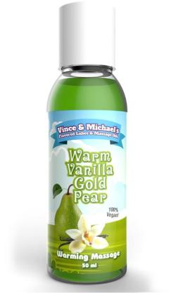 Huile Warming Massage - Vince&Michael's - Vanilla/Pear - 50 ml