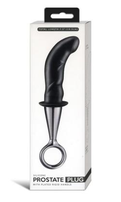Prostate Plug Silicone ''Vincent 19.5cm'' Noir