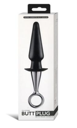 Butt Plug Silicone ''Fred 18cm'' Noir