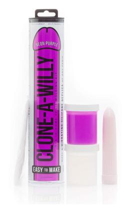 Clone a willy Kit - vibrating - Silicone - Neon Purple