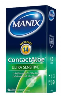 Prservatifs Manix Contact Aloe - x14