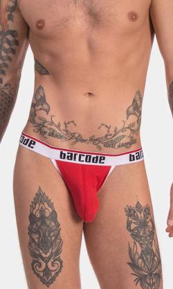 BARCODE Cosme Jock - Red/White - Size M