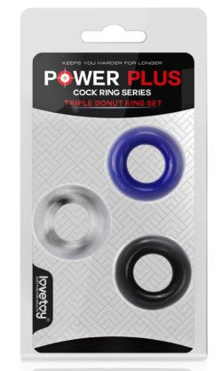 Set de 3 mini Cockrings - Power Plus