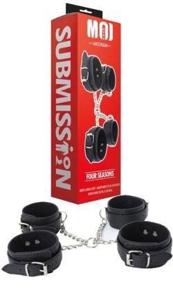 All-In | Wrist & Ankle Cuffs With Collar