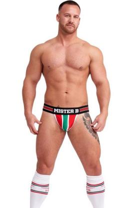JockStrap  Urban ''Rome'' - Mr.B - Red/Green - Size XL