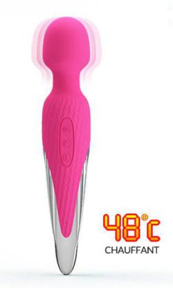Vibro Wand Chauffant 48 - Pretty Love