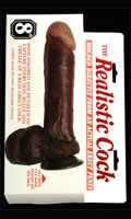 Realistic 8'' Doc Johnson Black