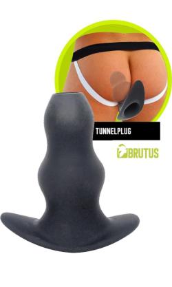 Tunnel Plug ''Ergo Bum'' - Brutus - Noir - Taille L