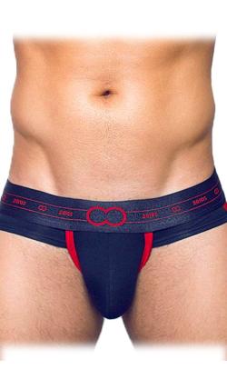 JockStrap X-Series ''U93.51'' - 2eros - Black/Red - Size S