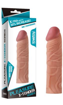 Gaine Pnis Sleeve (+1 Inch) - Pleasure X-Tender Series