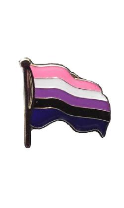 Pin's Gender Fluid Flag