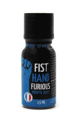 Poppers Fist Hand Furious Bleu - (Propyle + Amyle) 15 ml