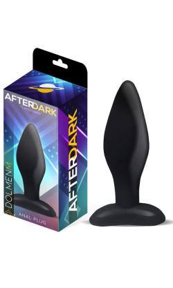 Butt Plug Silicone ''Dolmen'' - AfterDark collection - Black - Size M