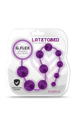 Anal Beads G.Flex - Chapelet Anal - LateToBed - Violet