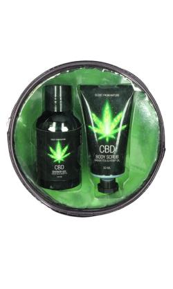 CBD - Bath and Shower - Travel set - Green Tea Hemp Oil