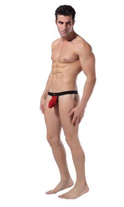 G-String Pouch Filet GOODFELLAS - Rouge - Taille S