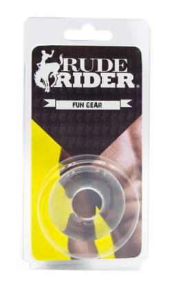 Fat Stretchy CockRing - Rude Rider - Transparent