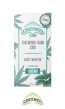 Chewing-Gum CBD - Menthe - Greeneo
