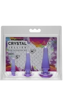 Anal Initiation Kit Crystal Jellies - Doc Johnson - Violet