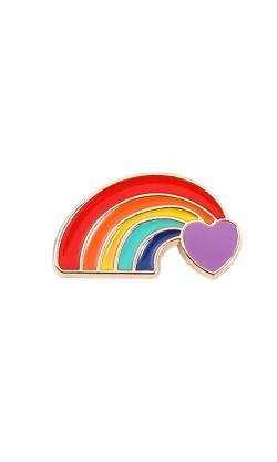 Pin's Rainbow ''Coeur En Ciel''