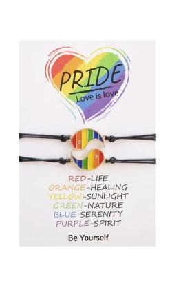 Bracelet Rainbow ''Yin Yang''
