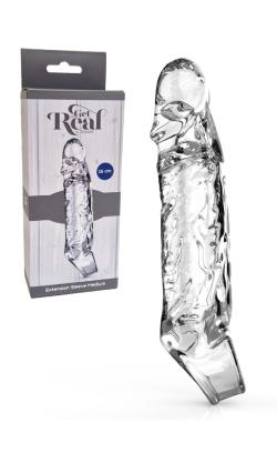 Extension Sleeve - Get Real by ToyJoy - Transparent - Medium