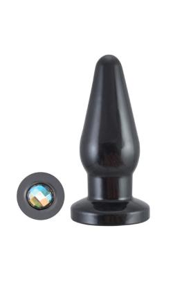 Butt Plug Diamond - Spoody Toy - Black - Large