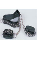 Collier + menottes cuir