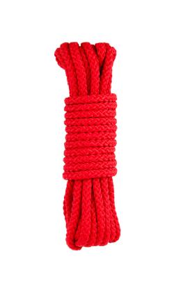 Corde Bondage Rigide - Sweet Caress - 10 m - Red