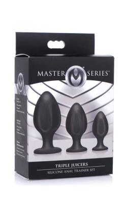 Triple Juicers Silicone Anal Trainer Set - MASTER SERIES