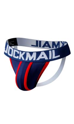 JockStrap JOCKMAIL - Marine Blue/Red - Size L