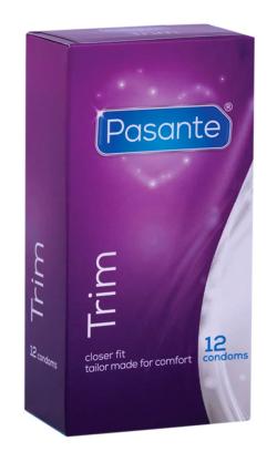 Prservatifs Pasante Compact ''Trim'' - x12