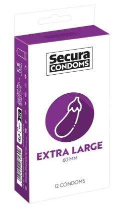Prservatifs Secura ''EXTRA LARGE'' - x12