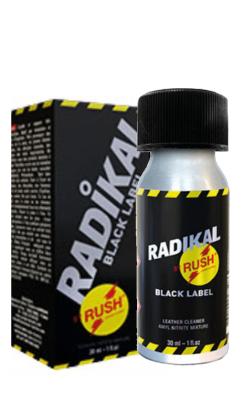 Poppers Maxi Radikal Rush Black Label - Flacon ALU 30ml