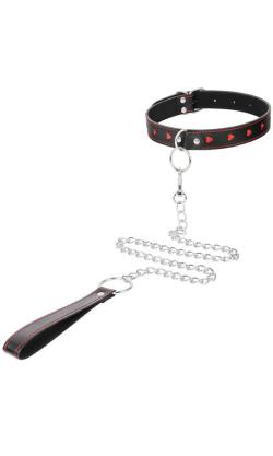 Collier + Laisse ''Coeurs'' - LateToBed