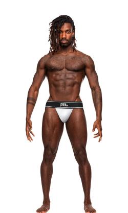Jock ''Modal Rib'' Male Power - White/Black - Size L/XL