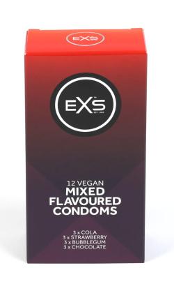 EXS ''Mixed Flavoured'' Condoms - x12