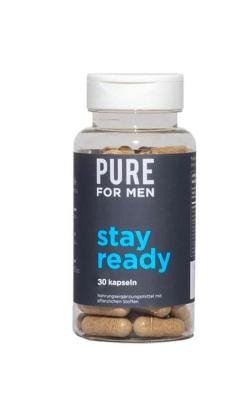 PURE for Men ''Stay Ready'' Gélules pour rapports intimes propres