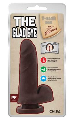 Gode T-Skin So Natural ''The Glad Eye'' - Chisa Novelties - Marron
