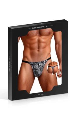 String Homme Zèbre - ParisHollywood - Black - Size L/XL