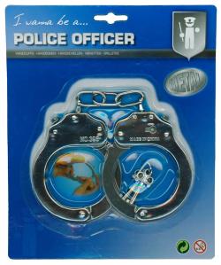 Menottes Inox Jeu Police