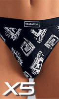 Lot de 5 mini slips Balafre - Taille S