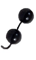 Anal Balls 'latex' - Black
